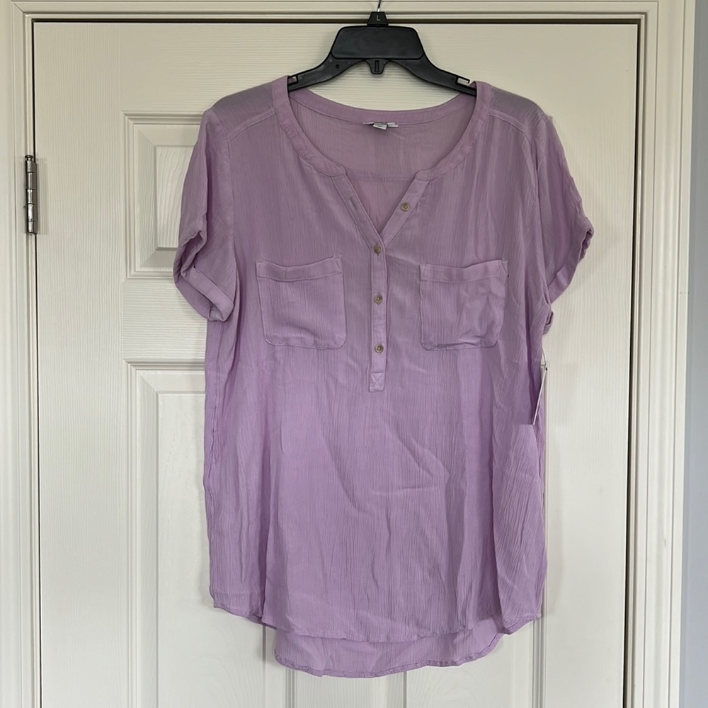 NWT Sonoma light purple shirt - Medium